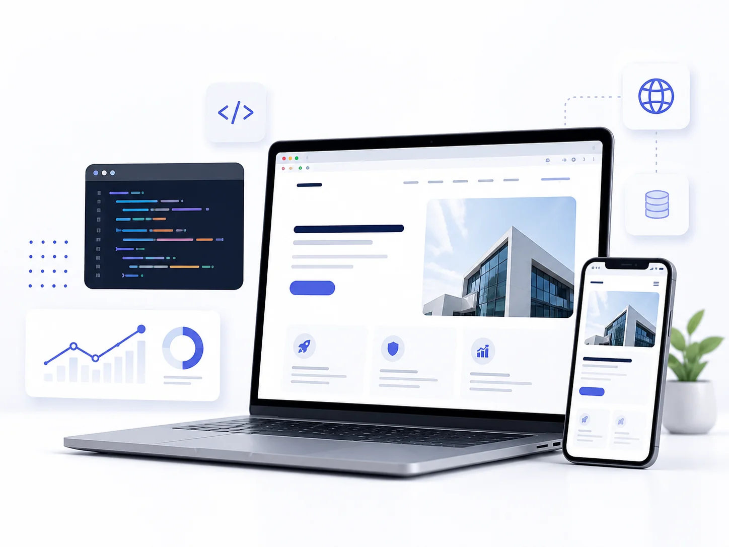 Website development company in Surat creating modern responsive websites